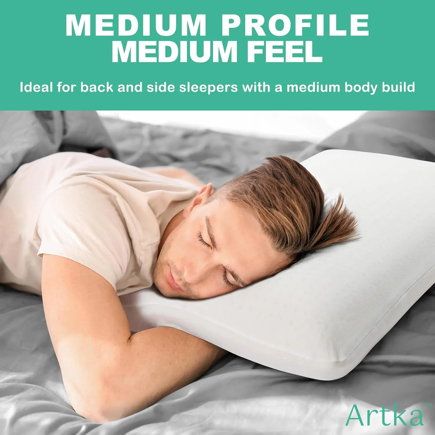 100% Natural Talalay Latex Latex Sleeping Bed Pillow – Luxury Extra Soft Pillow for Side, Back, and Stomach Sleepers - Removable Breathable Cotton Cover - Extra Soft (Standard (Extra Soft))