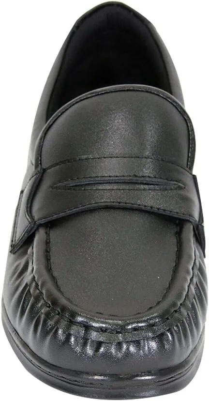24 Hour Comfort Annie Women's Wide Width Moccasin Style Penny Loafers