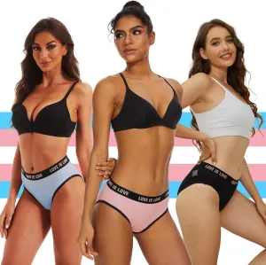 3 Pack- Tucking Gaff Panties for Transgender Women Underwear, Comfy/Smooth Hidden