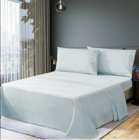 4Pcs Flat And Fitted Sheet Sets