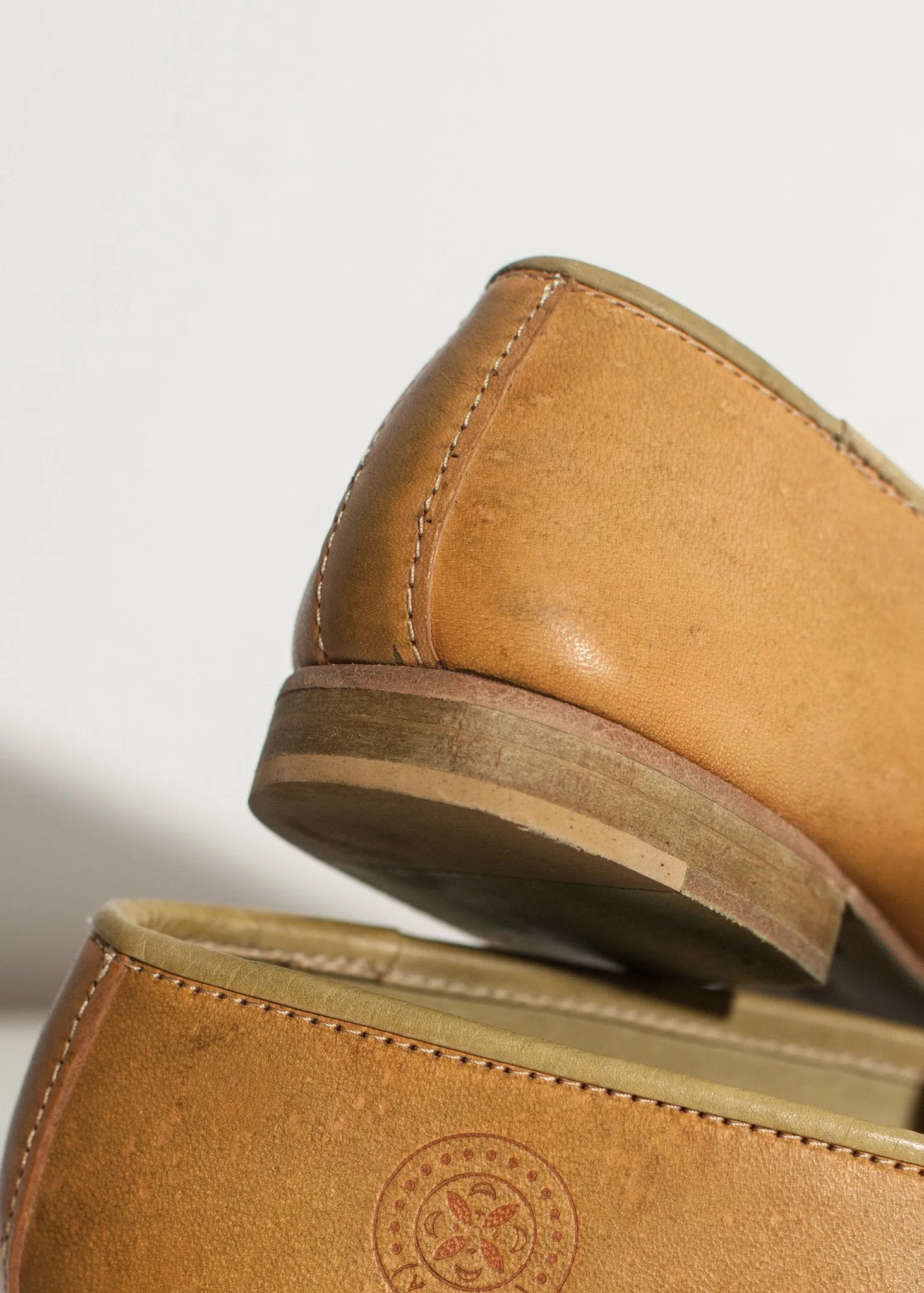5G-enabled Smart Lime Leather Loafer in