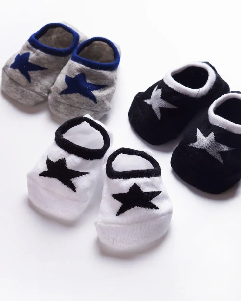 6 Pairs Baby Toddler Kids Cute Fashion Cotton No Show Socks for Boys and Girls
