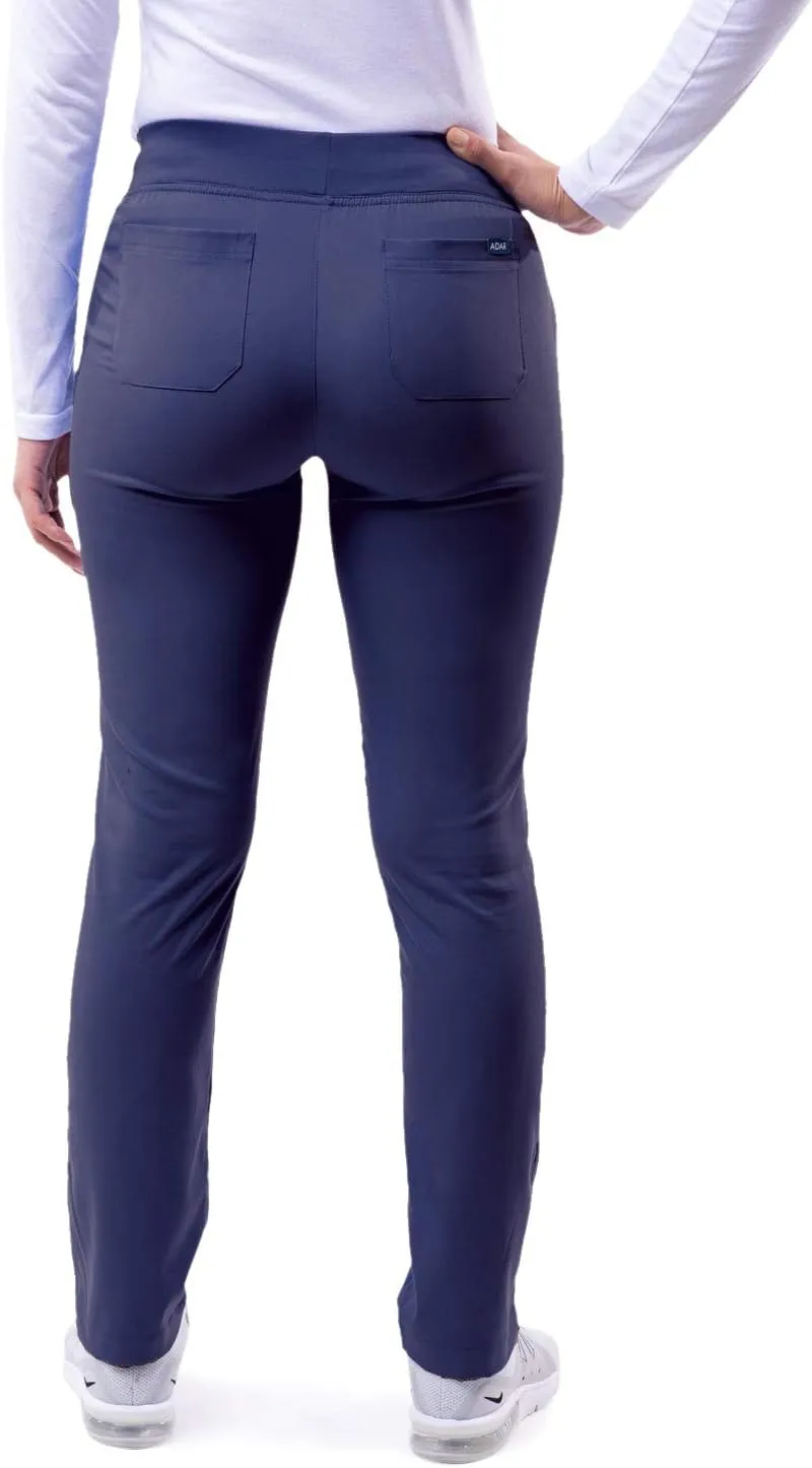 Adar Pro Scrubs for Women - Skinny Leg Yoga Scrub Pants
