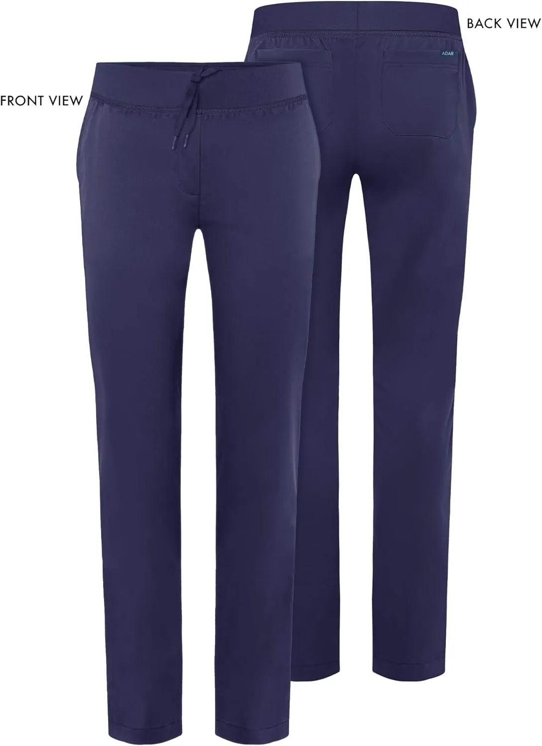 Adar Pro Scrubs for Women - Skinny Leg Yoga Scrub Pants