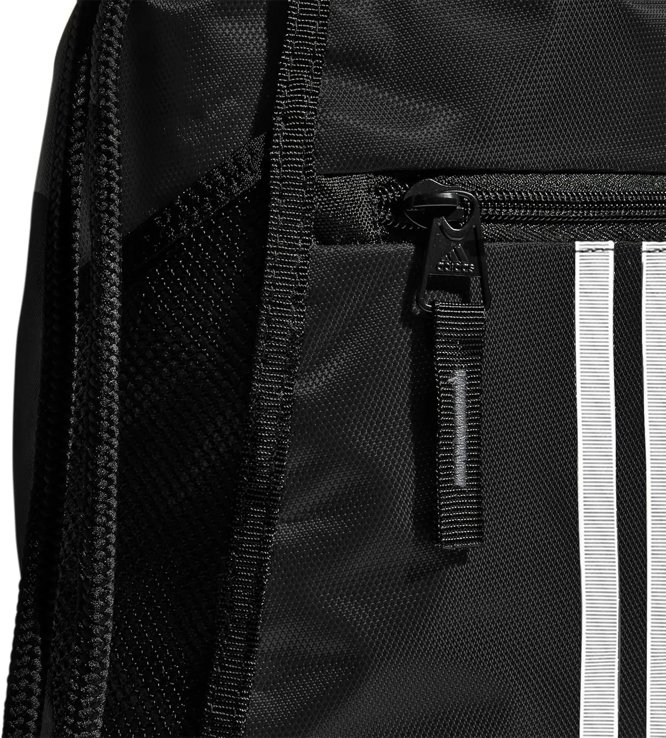 adidas Alliance Sackpack, Drawstring, Lightweight Small Gym Bag for Women, Soccer Backpack, Black, One Size
