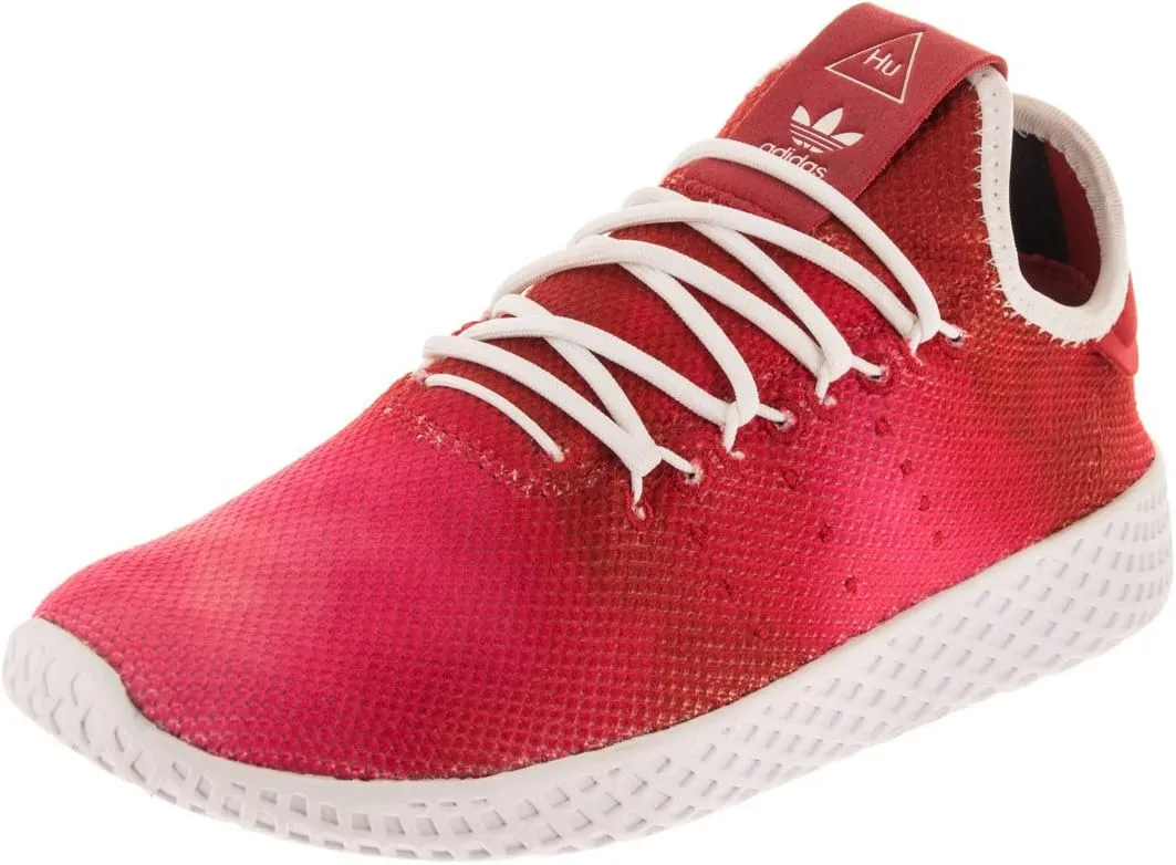 adidas Unisex-Kids PW Tennis HU J,Scarlet/White/White,5 Medium US Big Kid
