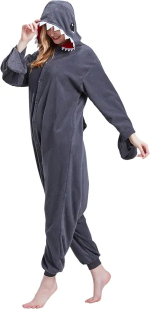 Adult Onesie Pajamas - Unisex Halloween Animal Costume Sleepwear for Men & Women - Comfy & Fun Cosplay Outfit