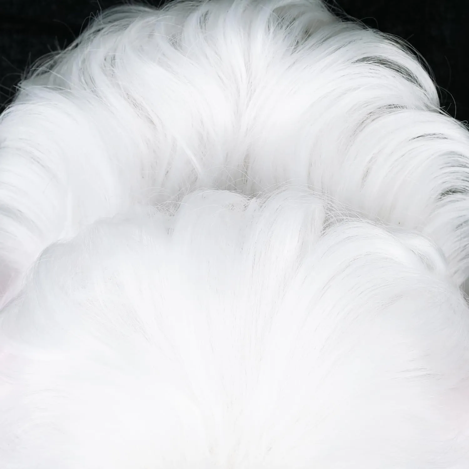 Aicos Ladies 18th Century White Wigs for Women White Curly Vintage Wig for Halloween Costume Ball Party