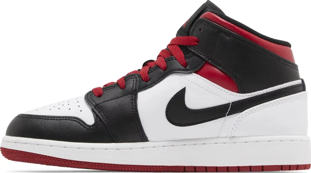 Air Jordan 1 Mid 'Gym Red Black Toe'
