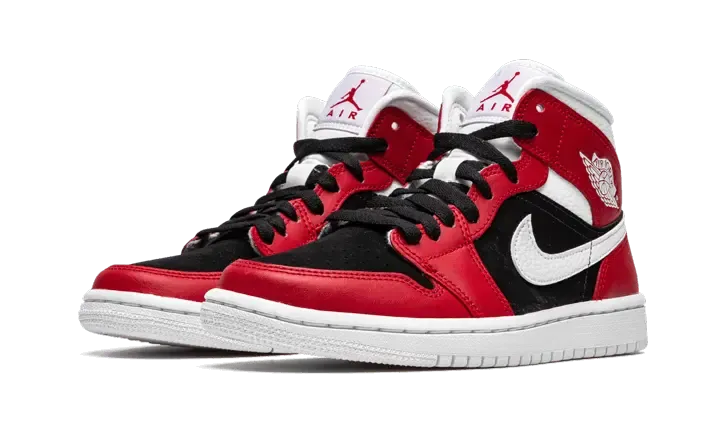 Air Jordan 1 Mid Gym Red Black (W)