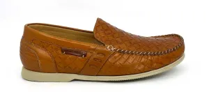Albert Tan Men's Leather Loafers
