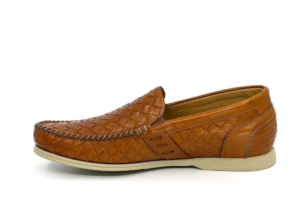 Albert Tan Men's Leather Loafers
