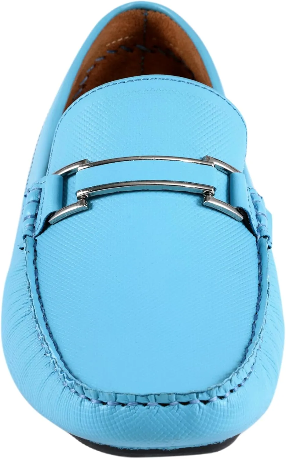 Amali Cola - Driving Moccasins for Men – Mens Slip On Loafers, Moccasins, Slip-on Dress Shoes - Driving Loafers with Matching Color Bit