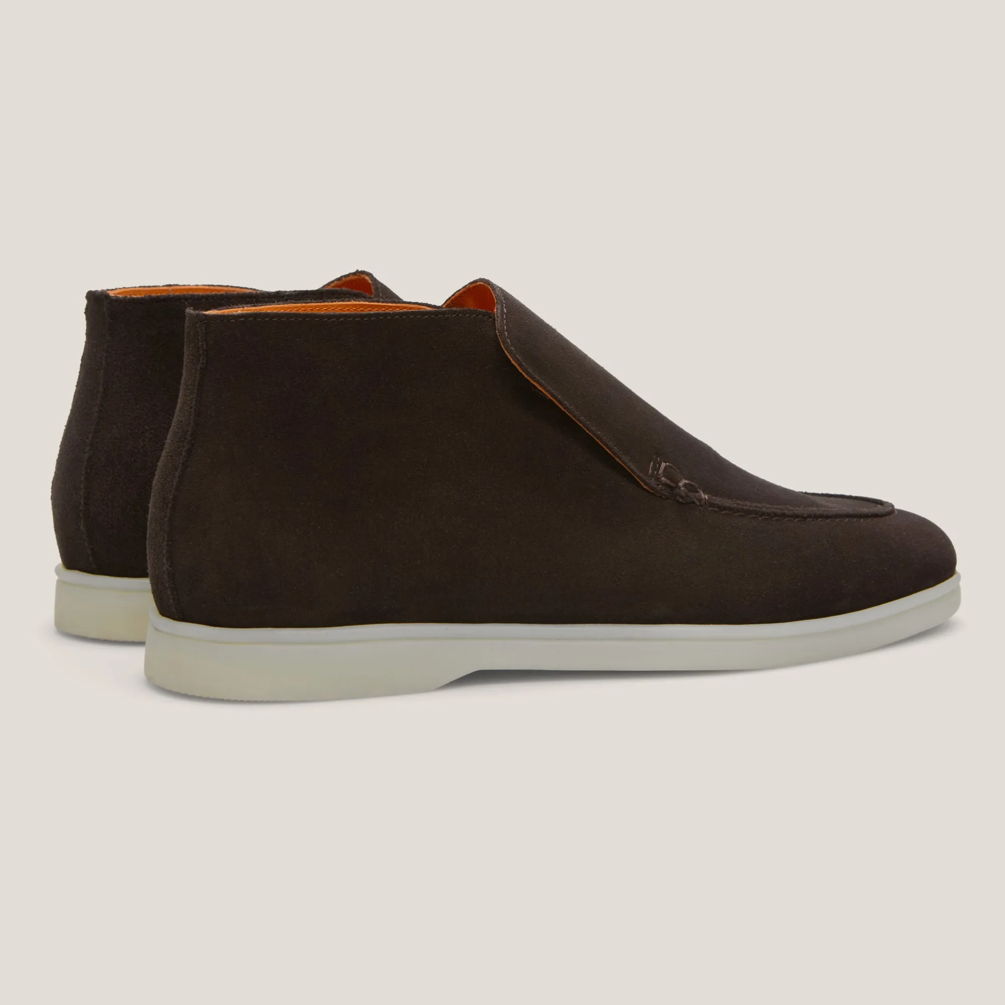 Andora - Dark Brown Suede - Loafer Boots