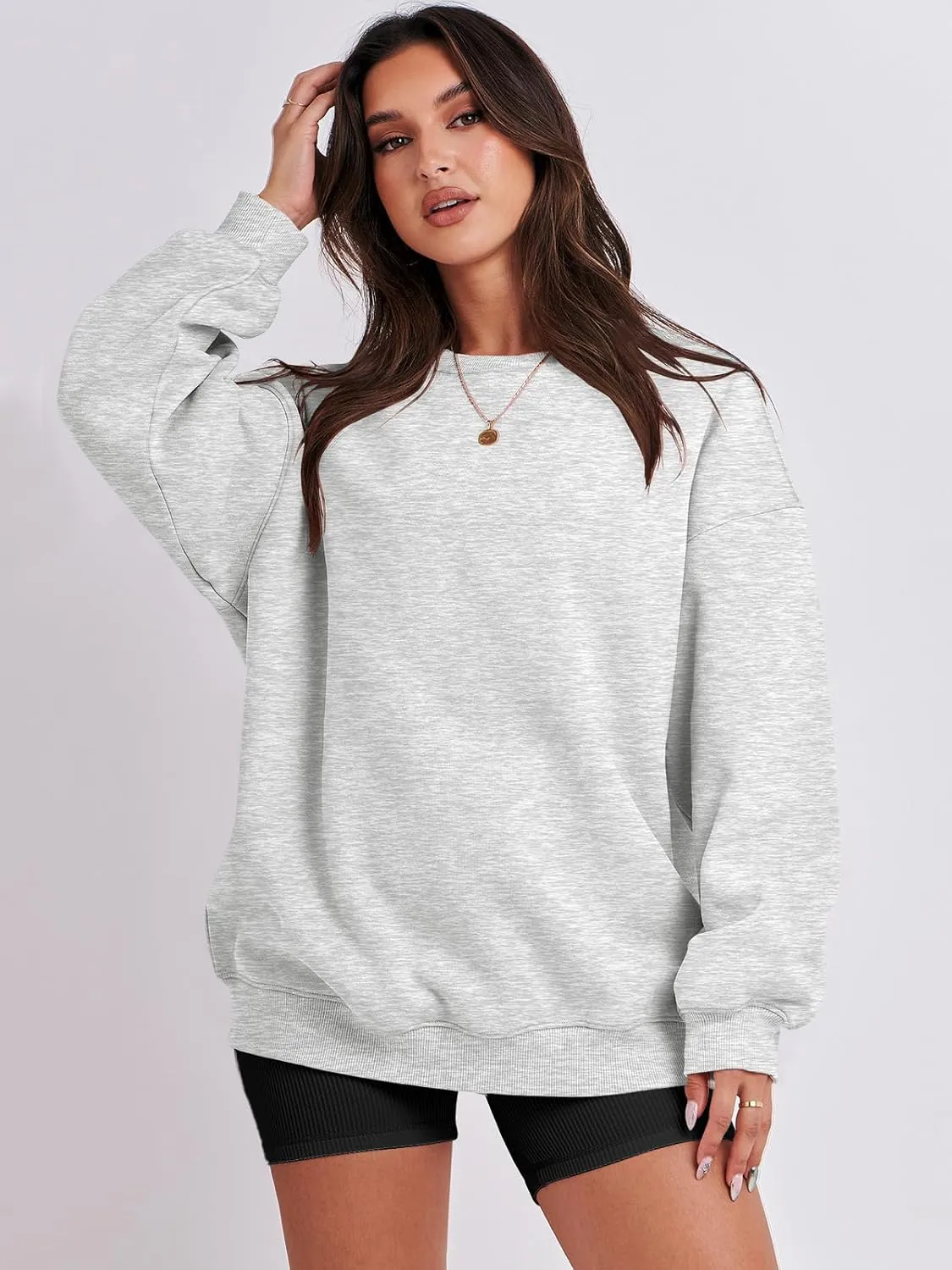ANRABESS Oversized Sweatshirt for Women Crewneck Y2K Hoodies Fleece Casual Comfy Pullover Top Fall Outfits Clothes 2025