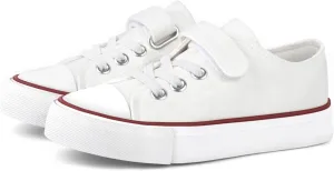 ANTLULU Boys and Girls Canvas Kid Shoes Adjustable Design Fashion Casual Sneakers