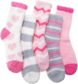 ANTSANG Women's Fuzzy Slipper Socks - Winter Fluffy Comfy Cozy Cabin Warm Home Socks