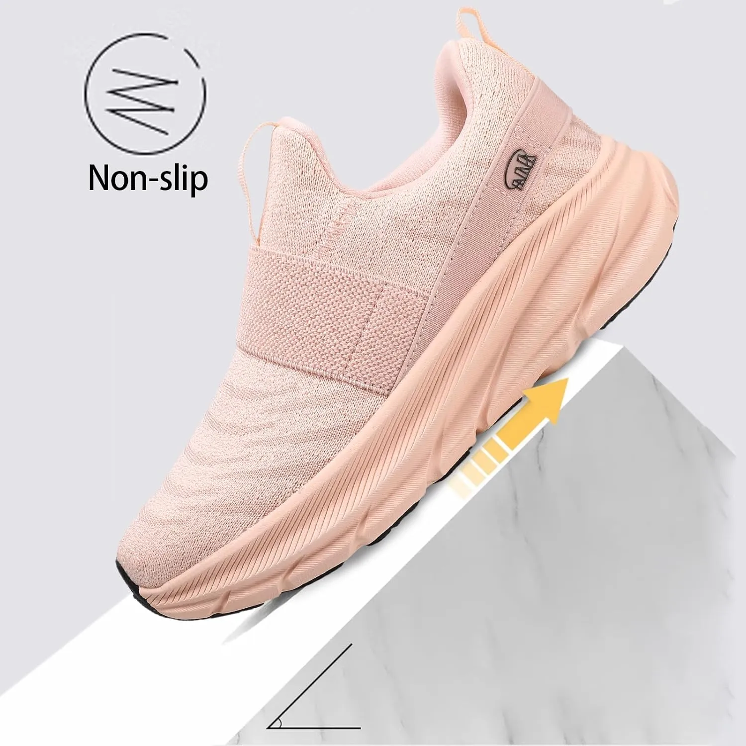 AOE Womens Fashion Walking Running Shoes Ultra Breathable Lightweight Mesh Tennis Shoes Non Slip Workout Gym Sneakers