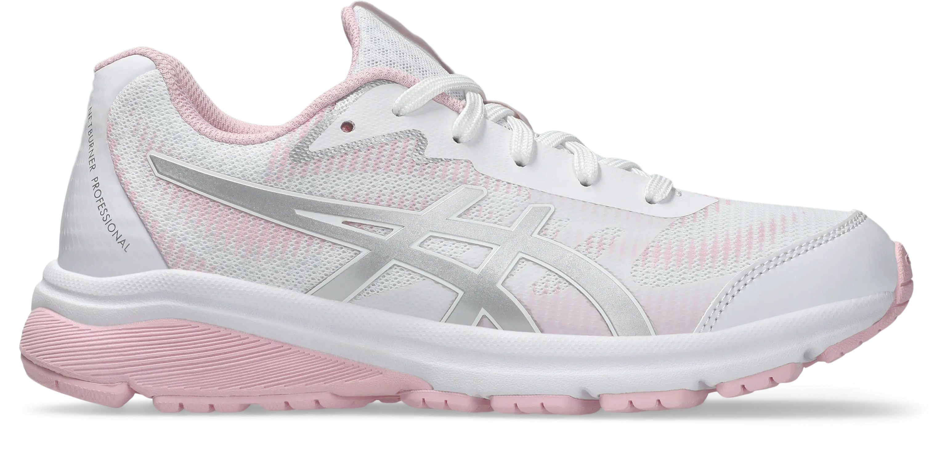 Asics Kids Gel Netburner Professional 4 GS - White/Cotton Candy