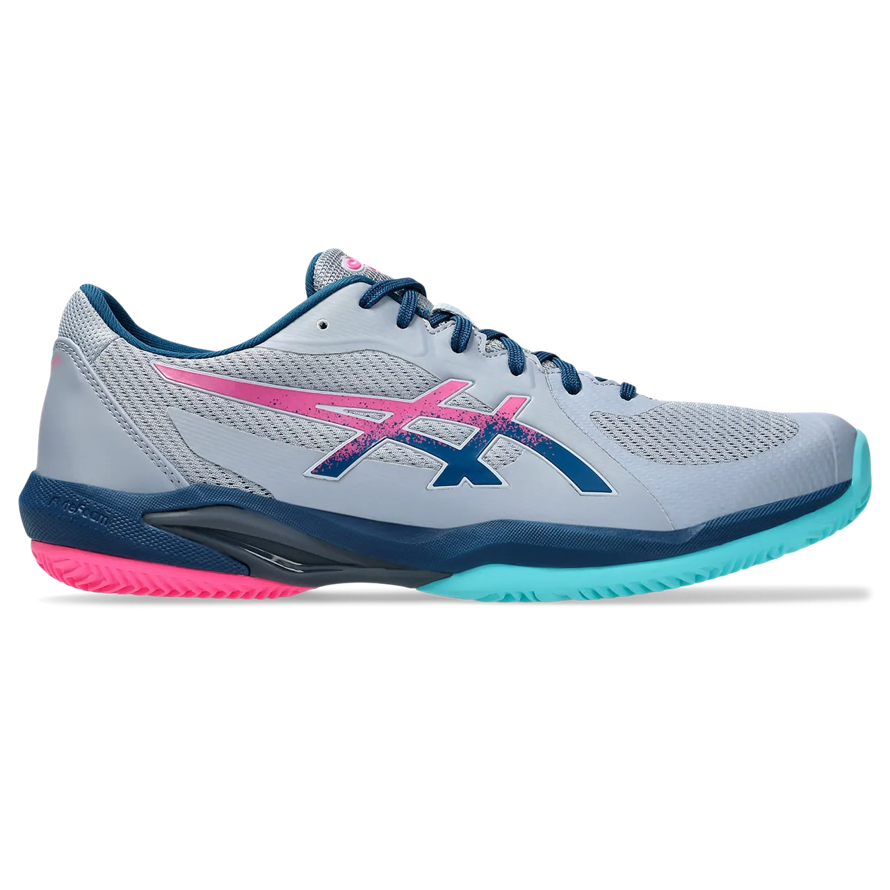 Asics Men's Solution Swift FF 2 Padel Shoes SS25 Grey Blue
