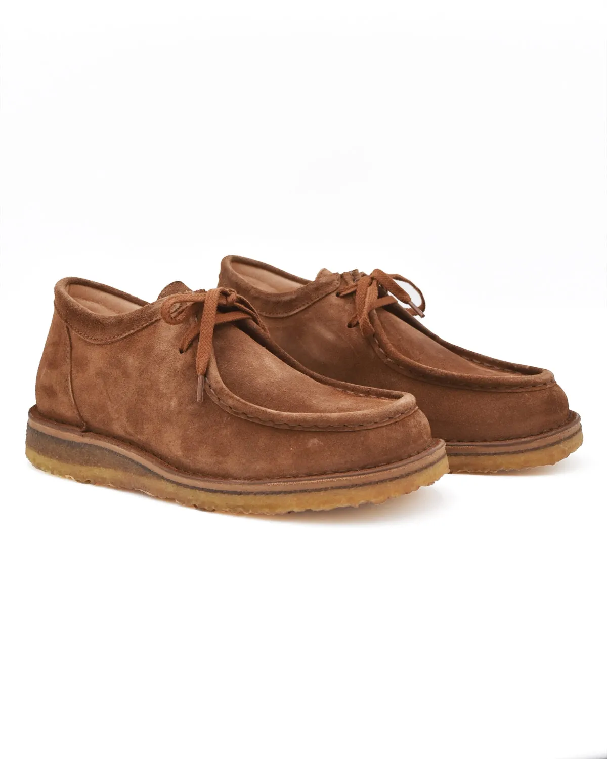 Astorflex Beenflex Wallabee Shoe in Brown Suede