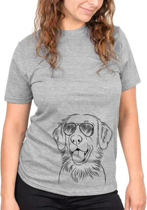 Aviator Raisin The Flat-Coated Retriever Dog Triblend T-Shirt