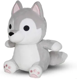 Avocatt Gray Wolf Plush Toy - 10 Inches Plushie Stuffed Animal - Hug and Cuddle with Squishy Soft Fabric and Stuffing for Boys and Girls