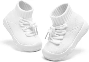 Baby Sock Shoes Girls Baby Walking Shoes Infant Sock Shoes Non Slip Toddler Slip on Tiny Feet Sneakers