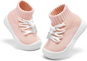 Baby Sock Shoes Girls Baby Walking Shoes Infant Sock Shoes Non Slip Toddler Slip on Tiny Feet Sneakers