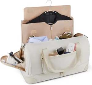 BAGSMART Garment Bags for Travel, Convertible Travel Garment Duffle Bag Suit Bags for Women, 2 in 1 Garment Bags with Shoe Compartment