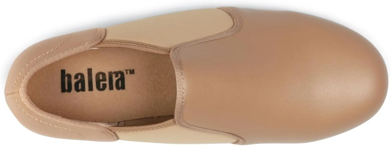 Balera Slip-On Tap Shoe for Girls & Women Perfect for Dance
