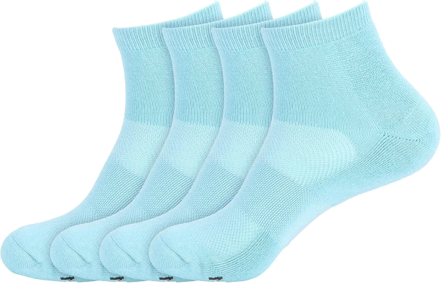 BambooMN Unisex's Rayon from Bamboo Athletic Quarter Crew Sock for Home Travel Work and Sport