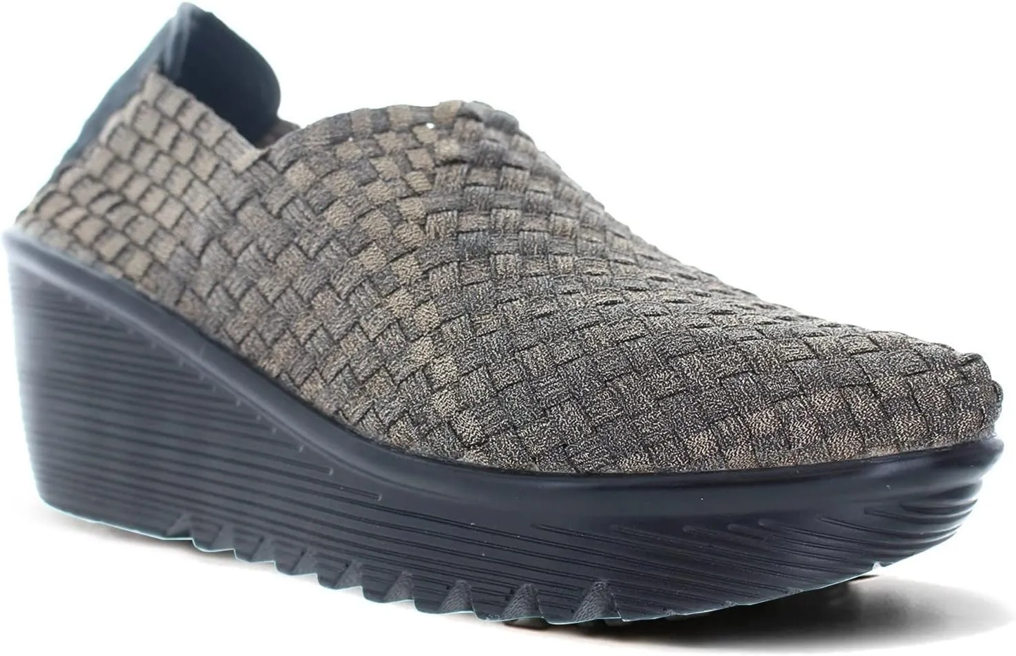 Bernie Mev Women's, Gem Slip-on Wedge Shoe
