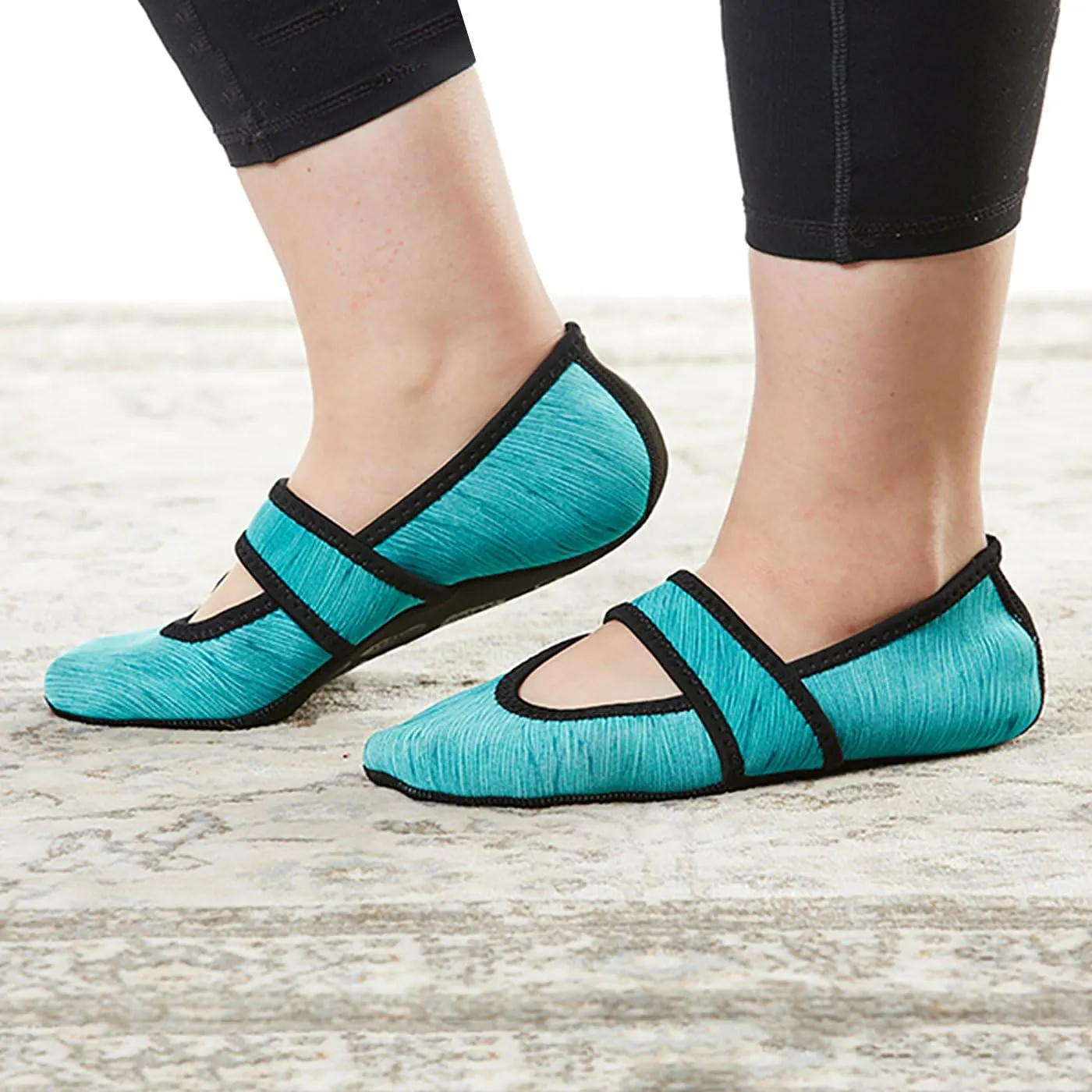 Betsy Lou Women's Slippers, Foldable, Flexible Flats, Slipper Socks, Travel Slippers, Exercise Shoe, Dance Shoe, Yoga Socks, House Shoes, Indoor Shoes