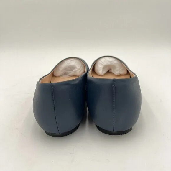 Black Women Round Toe Ballet Flats Slip on Comfy Pumps Casual Walking Work Daily