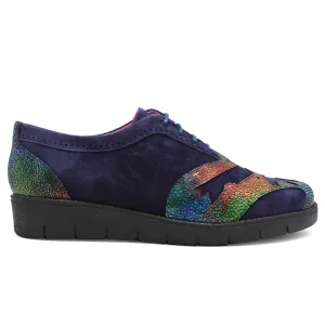 Blanc - Navy Multi lace shoe- last pair 39!