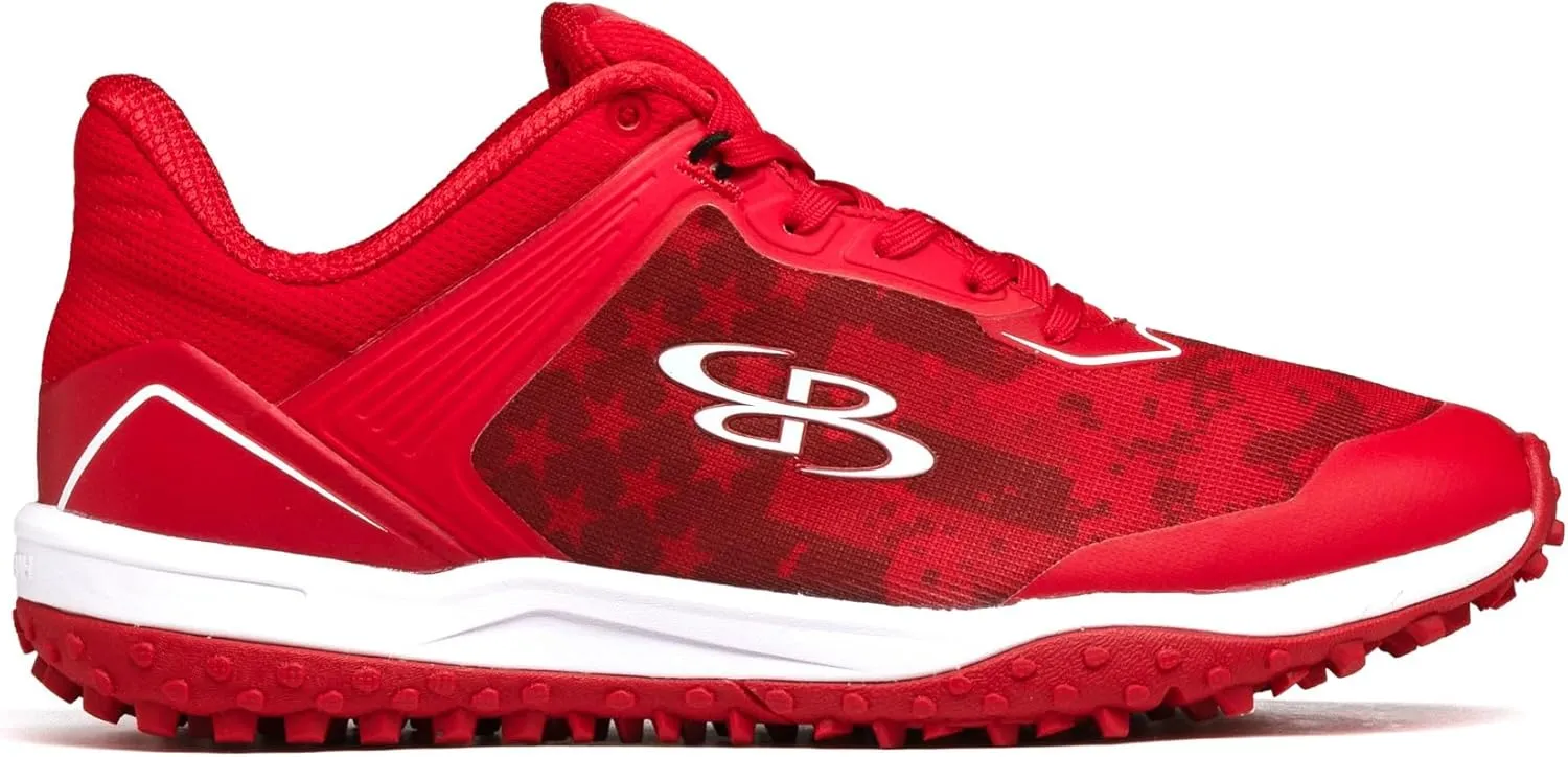 Boombah Viper Men's USA Clandestine Turf Shoes - Multiple Color Options - Multiple Sizes