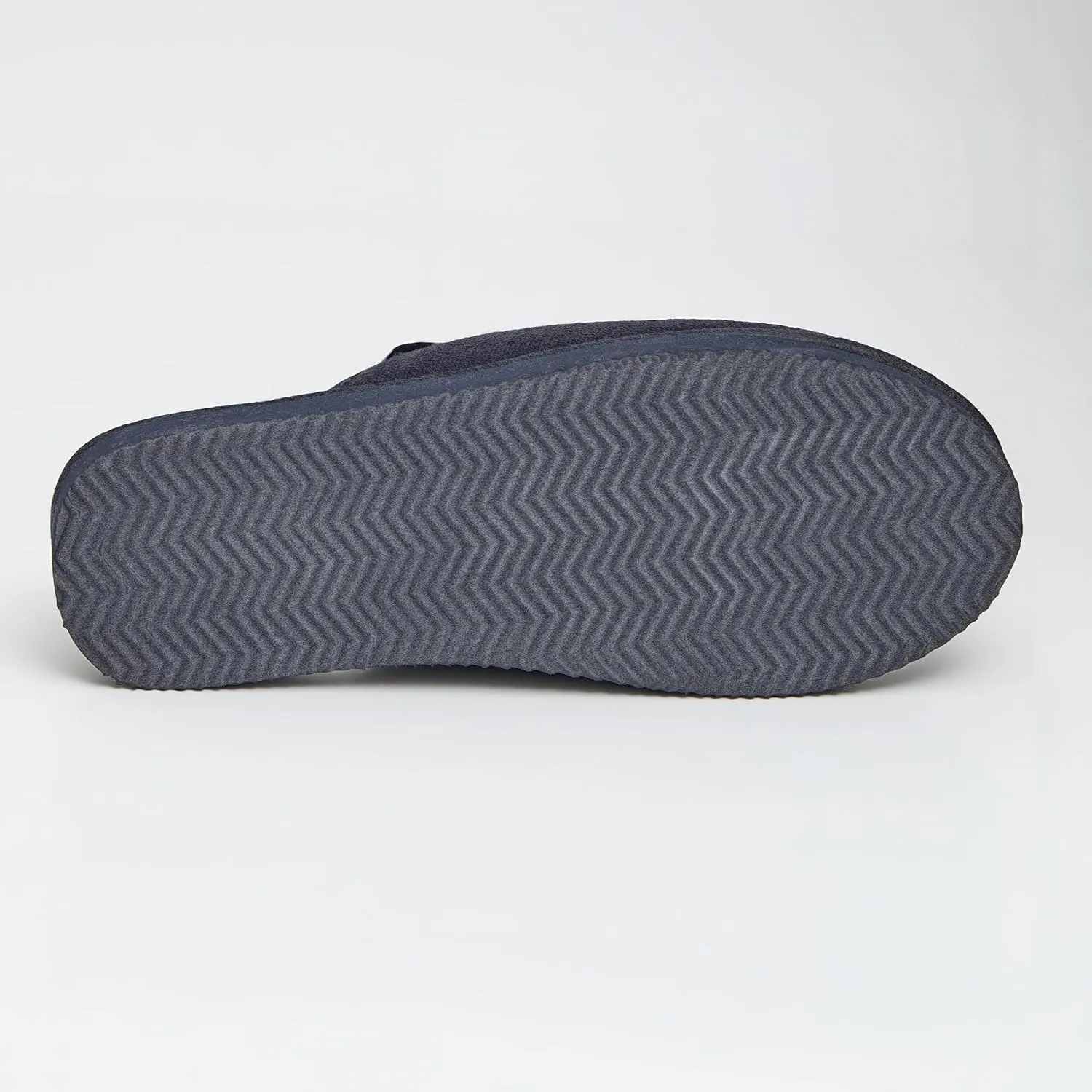 BORN Mens Scuff Slippers, Faux Suede House Slippers for Men with Fair Isle Knit or Sherpa Lining, Gifts For Him