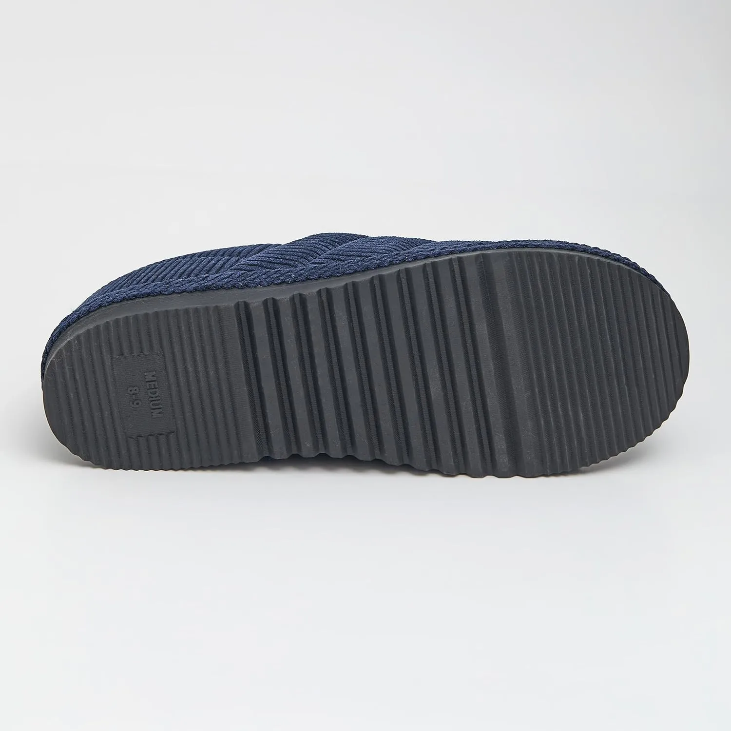 BORN Quilted Corduroy or Plaid Mens Slippers, Fleece or Sherpa-Lined House Slippers for Men, Gifts for Him