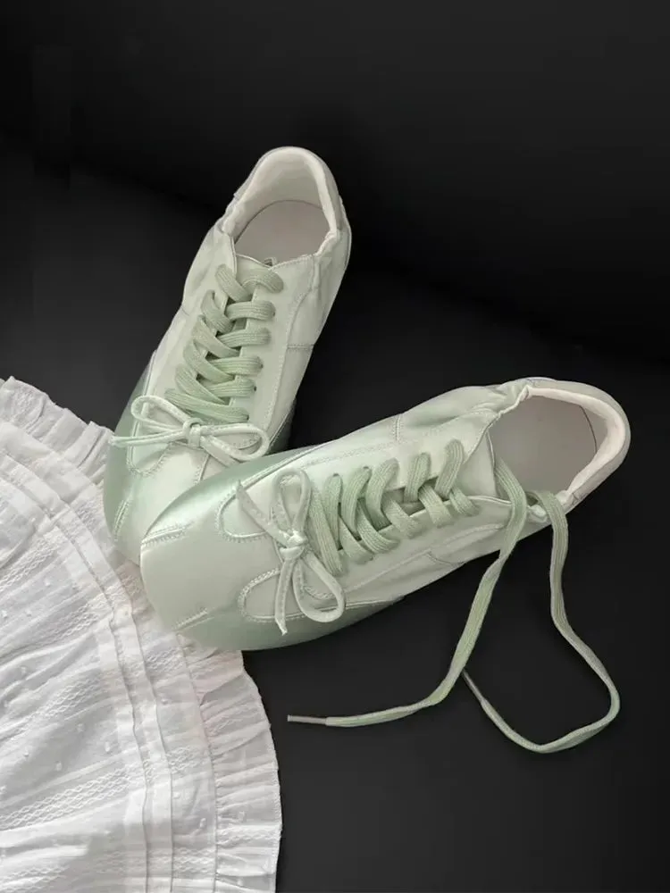 Bowknot Flat Bottom Soft Dance Shoes