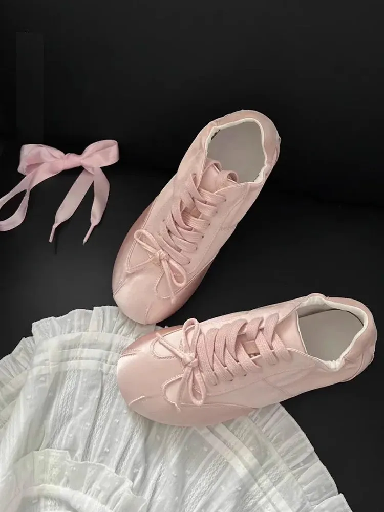 Bowknot Flat Bottom Soft Dance Shoes
