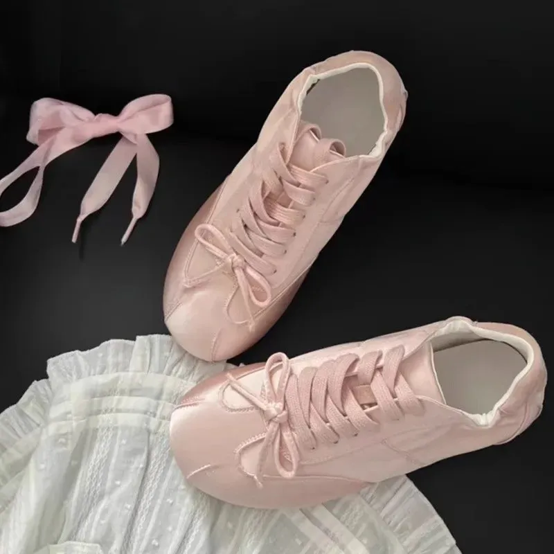 Bowknot Flat Bottom Soft Dance Shoes
