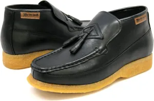 British Collection Men's Classic Three Quarters Slip on Leather Shoes