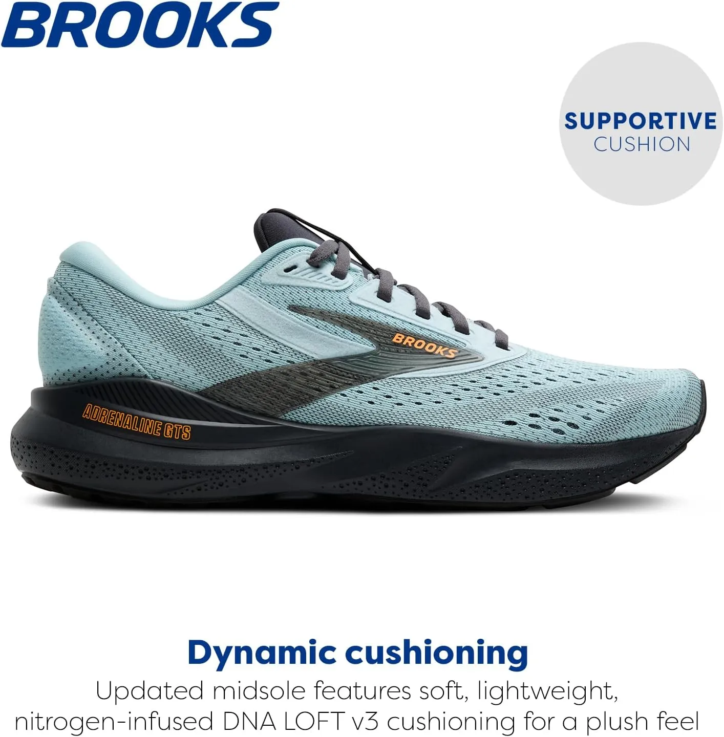 Brooks Men’s Adrenaline GTS 24 Supportive Running Shoe