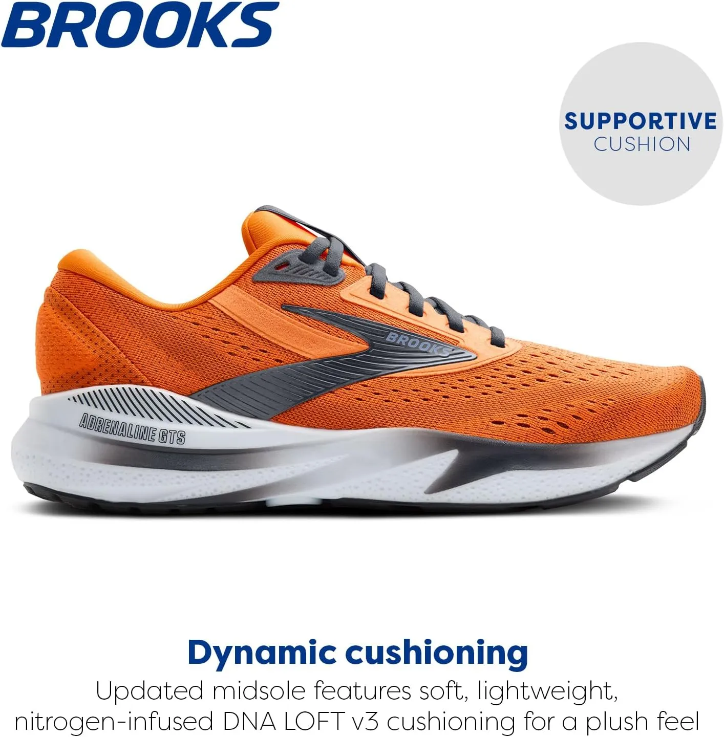 Brooks Men’s Adrenaline GTS 24 Supportive Running Shoe