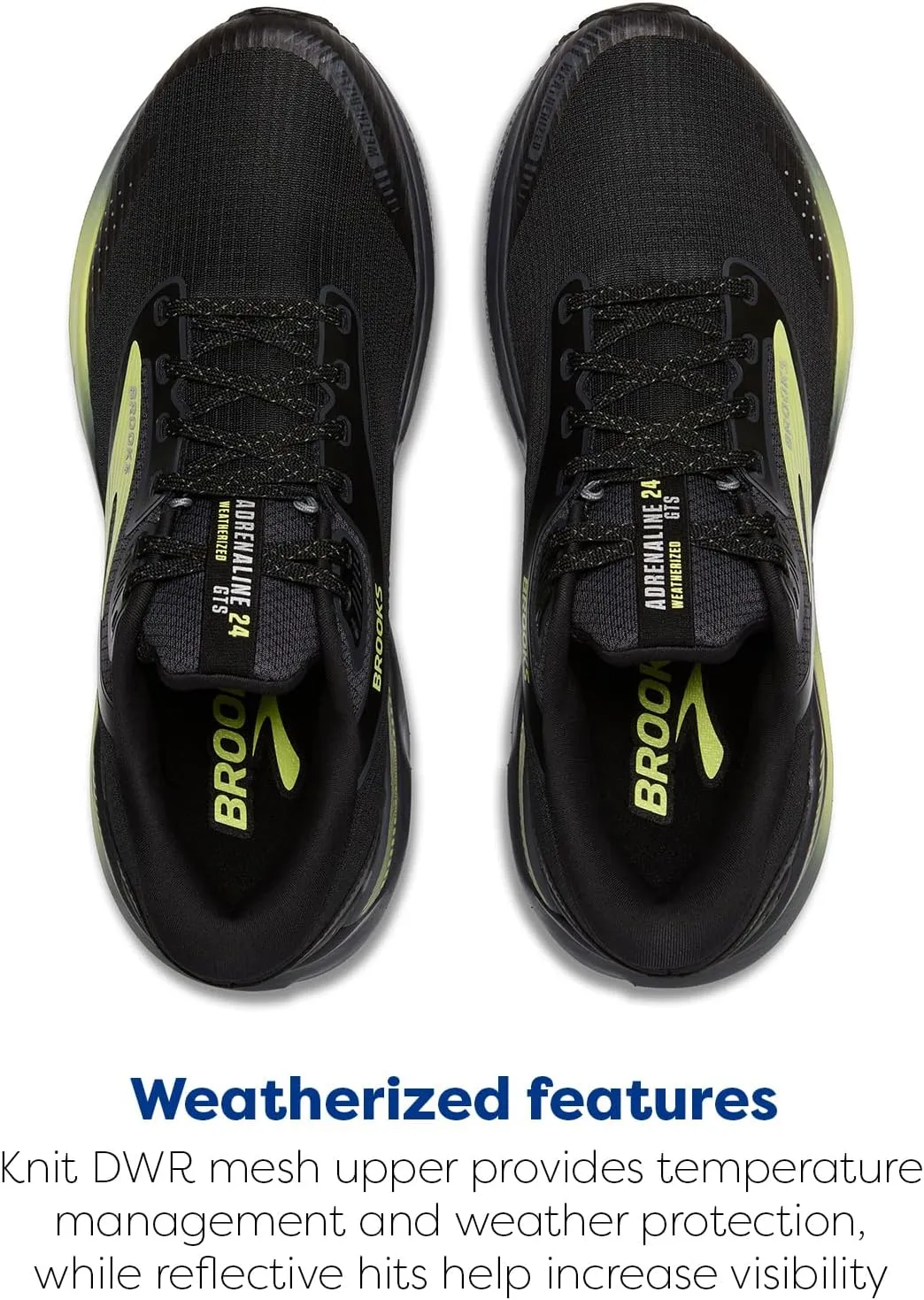 Brooks Men’s Adrenaline GTS 24 Weatherized Supportive Running Shoe
