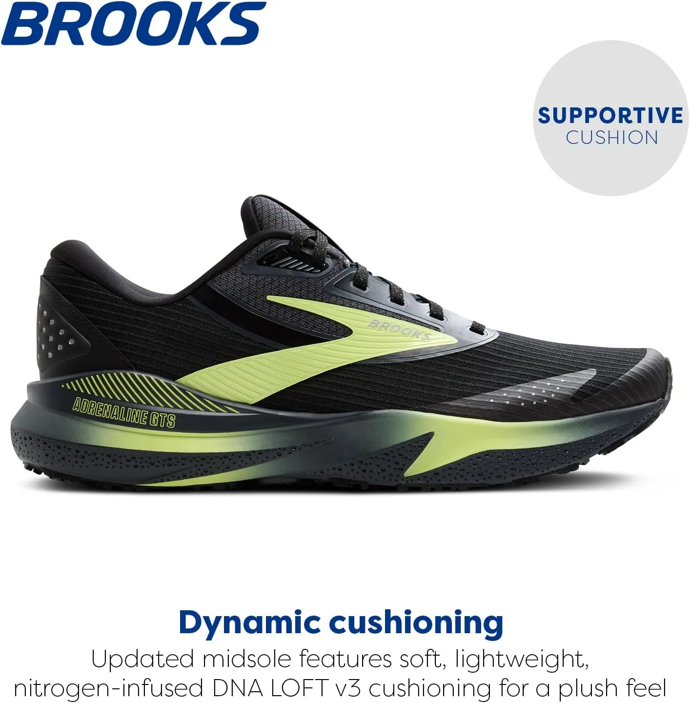 Brooks Men’s Adrenaline GTS 24 Weatherized Supportive Running Shoe