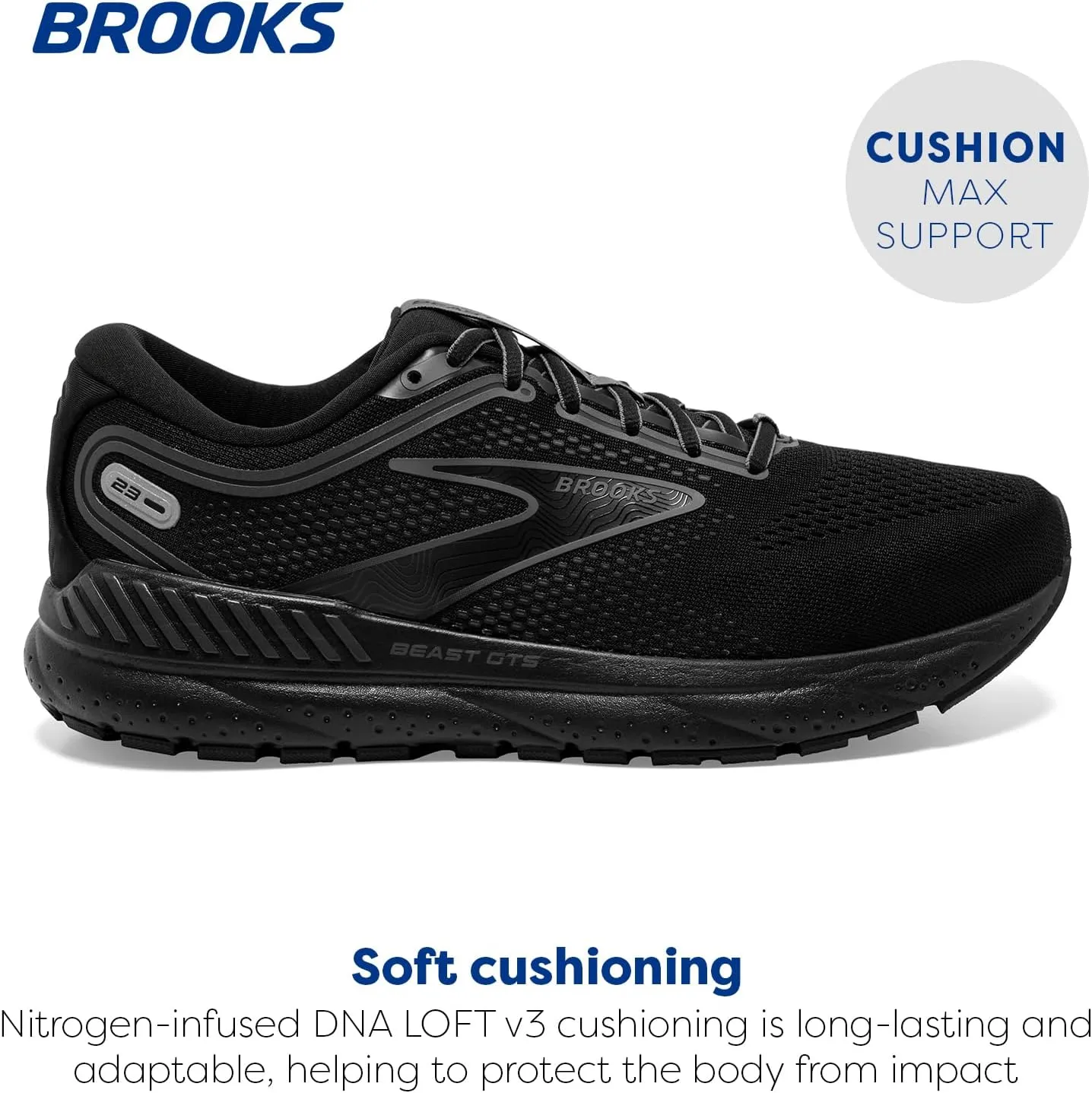 Brooks Men’s Beast GTS 23 Supportive Running Shoe