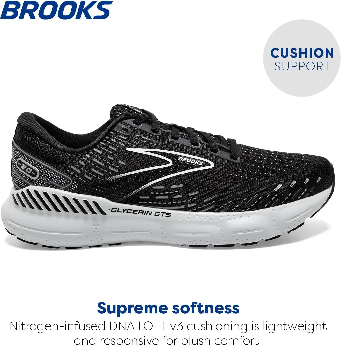 Brooks Men's Glycerin GTS 20 Supportive Running Shoe