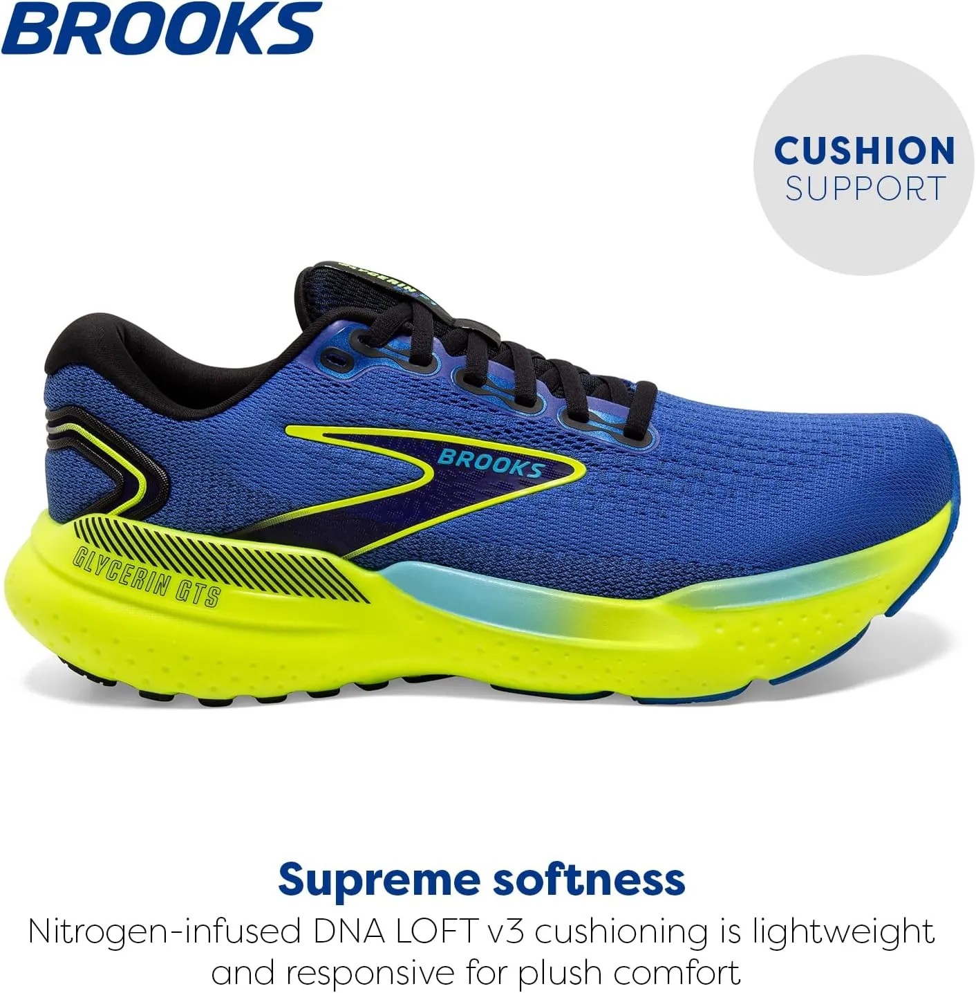 Brooks Men's Glycerin GTS 21 Supportive Running Shoe